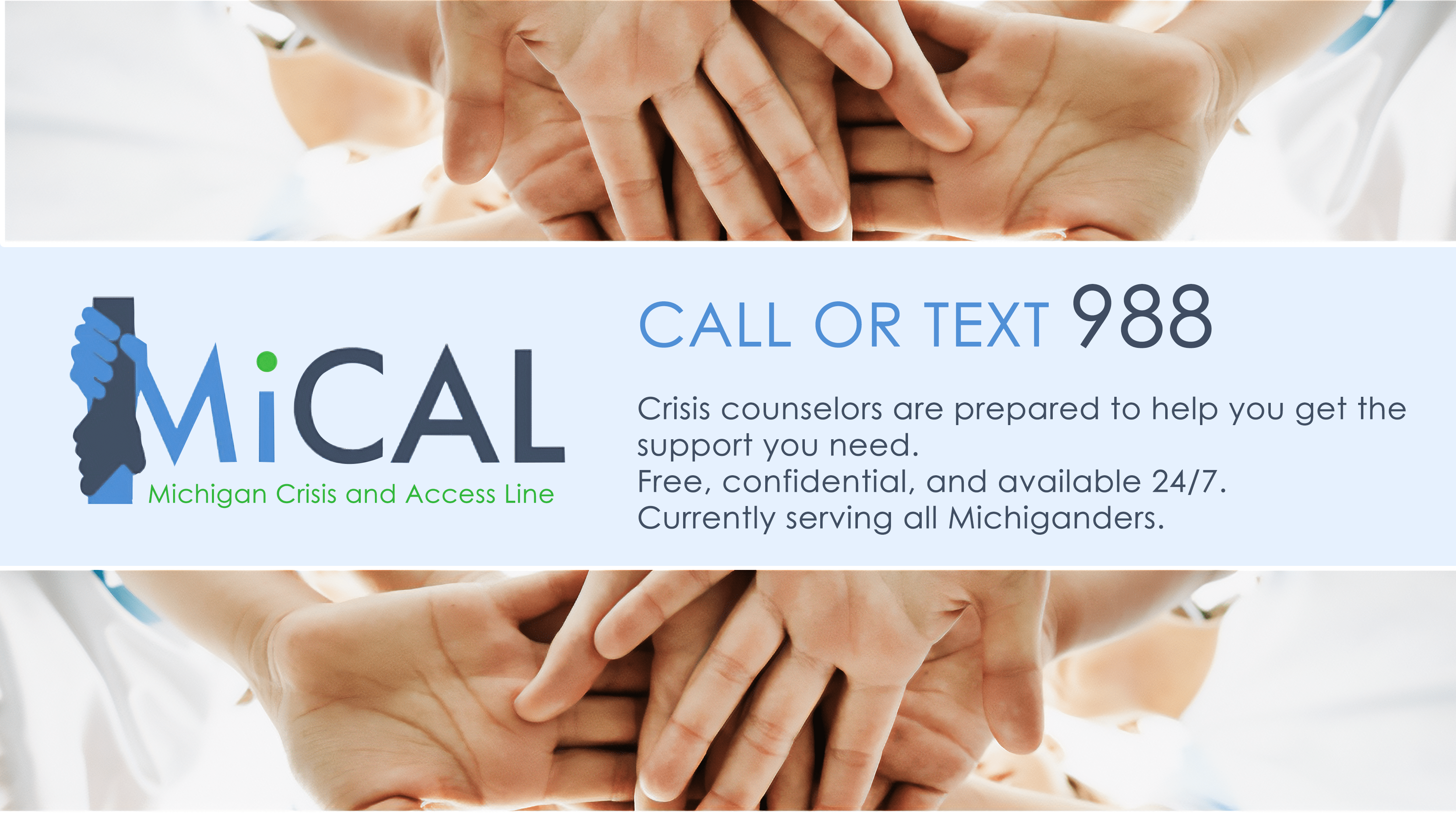 MiCAL - Call or Text 988