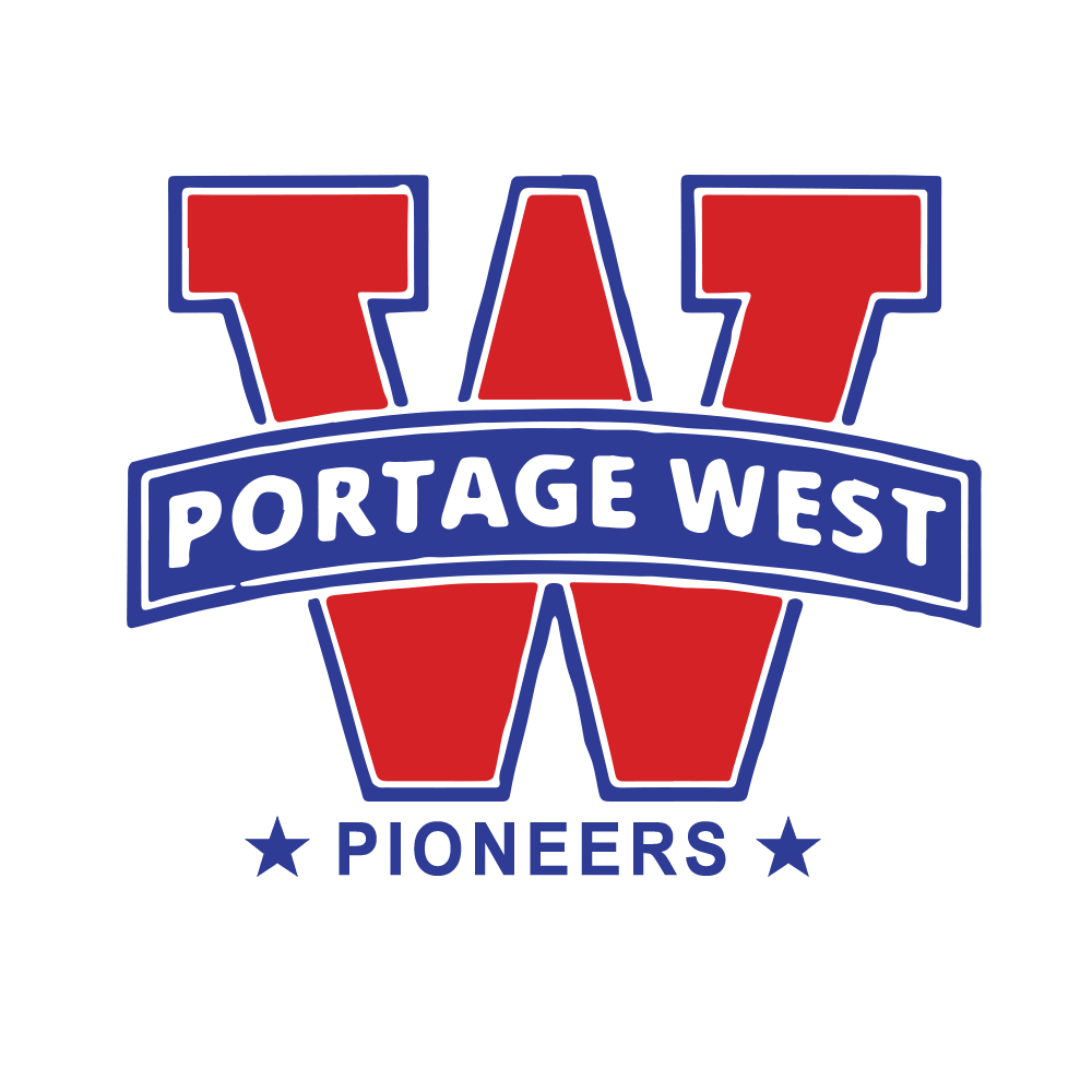 Portage West - Pioneers logo