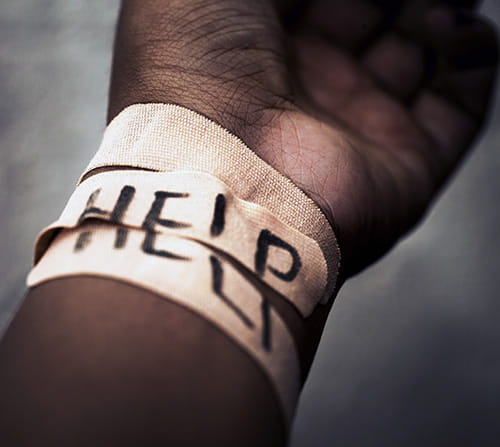 Self-harm asking for help