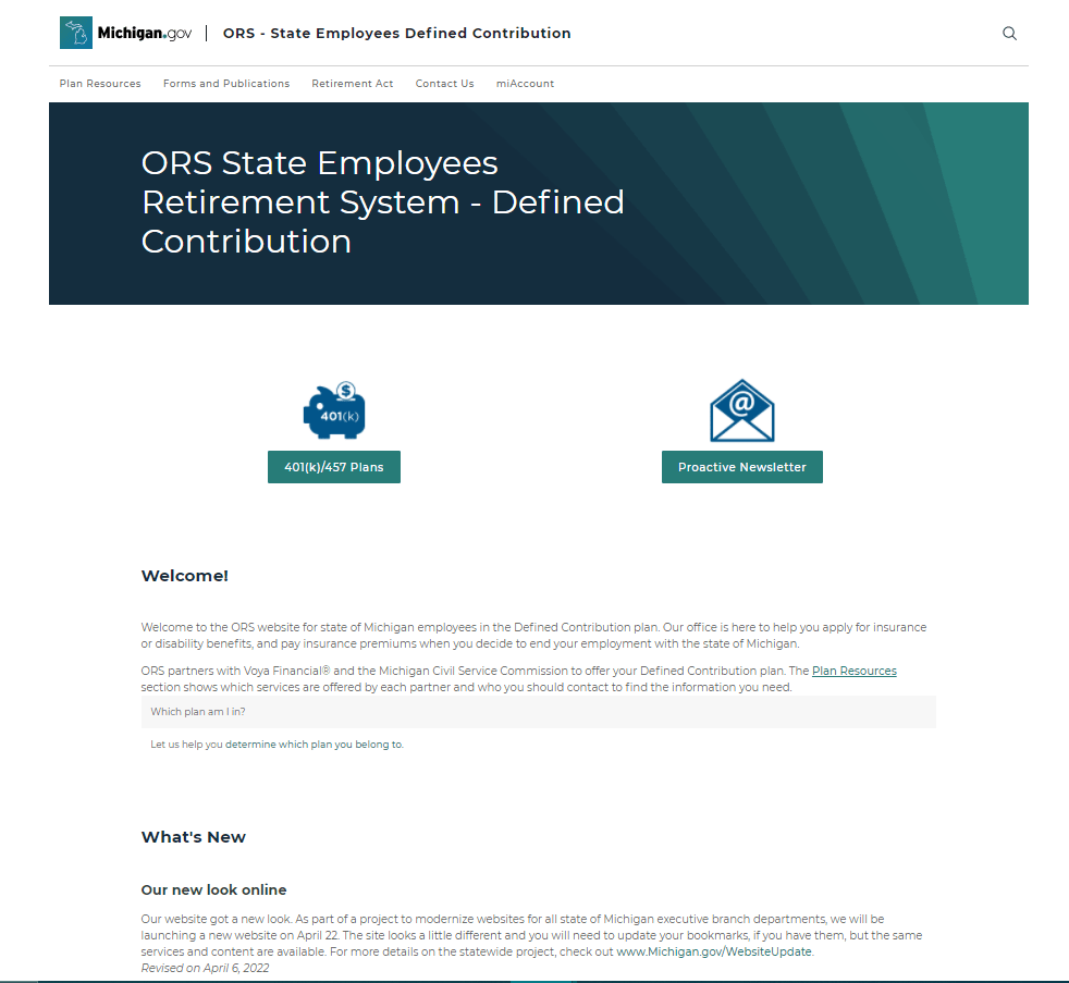 SERS DC website Image