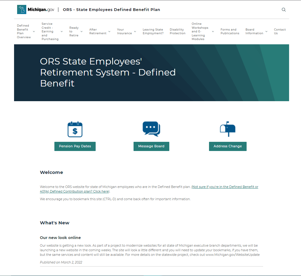 SERS DB website Image