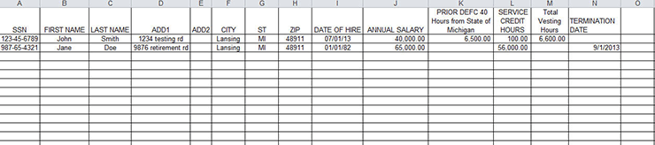 NCA Adding/Updating Demographic Information Spreadsheet