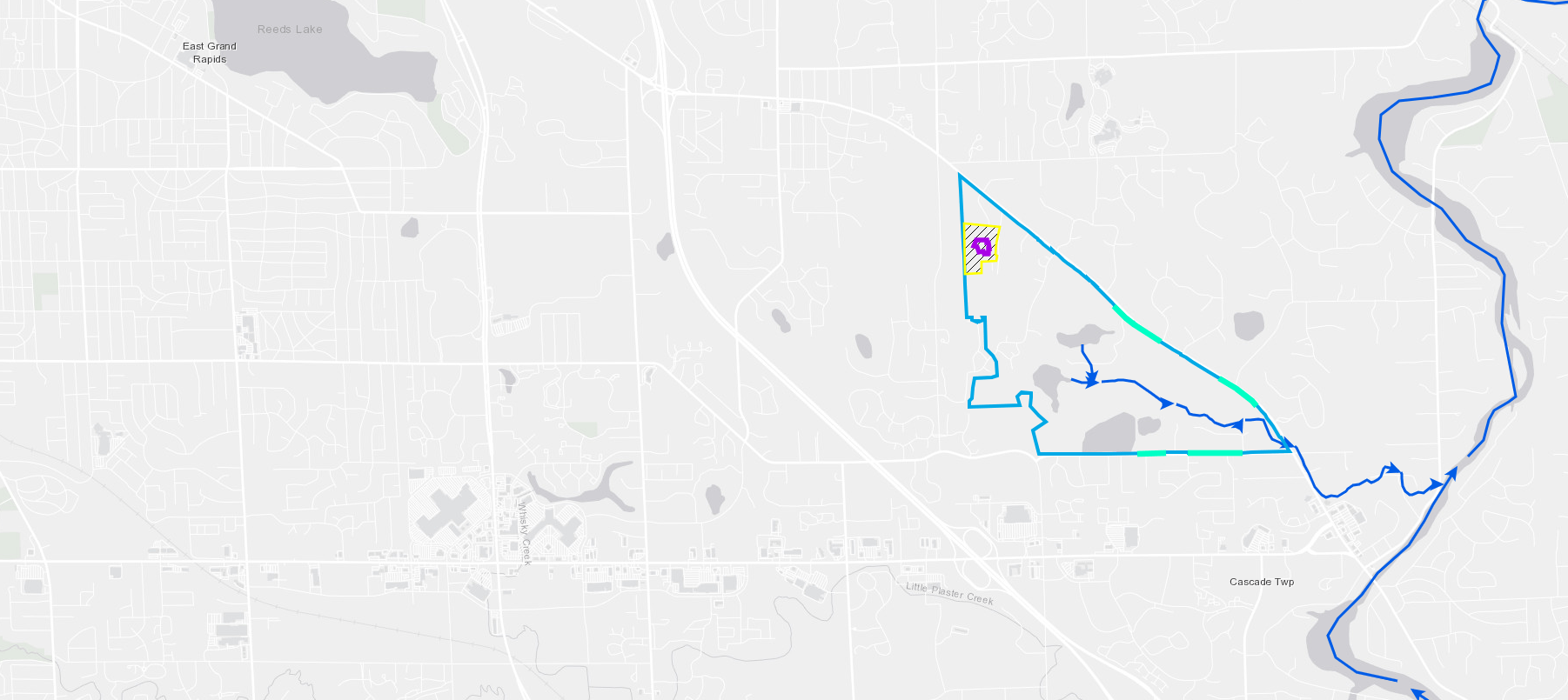 Preview of the Lacks Industries Cascade PFAS site interactive map