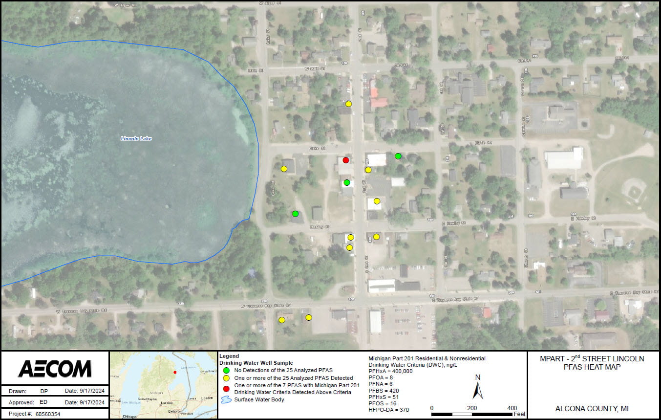 220 and 222 South 2nd Street map