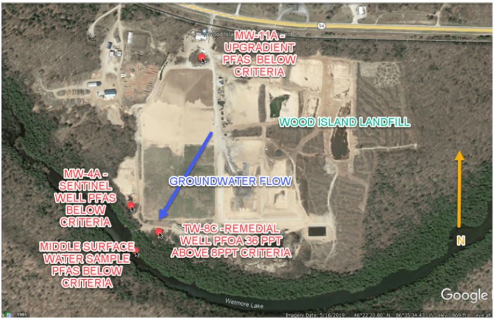 Wood Island Landfill map