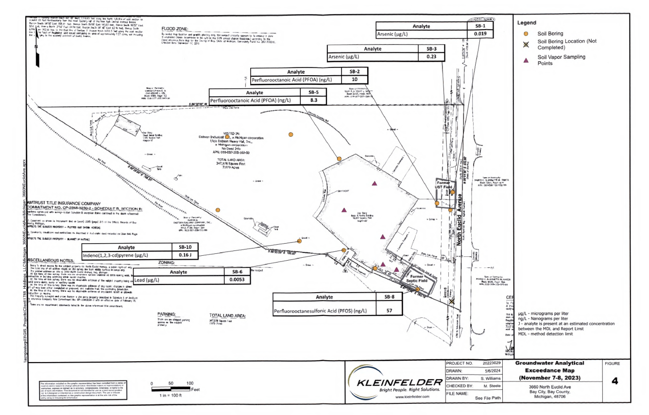 Preview of the map for the MPART site Dobson Industrial Inc.