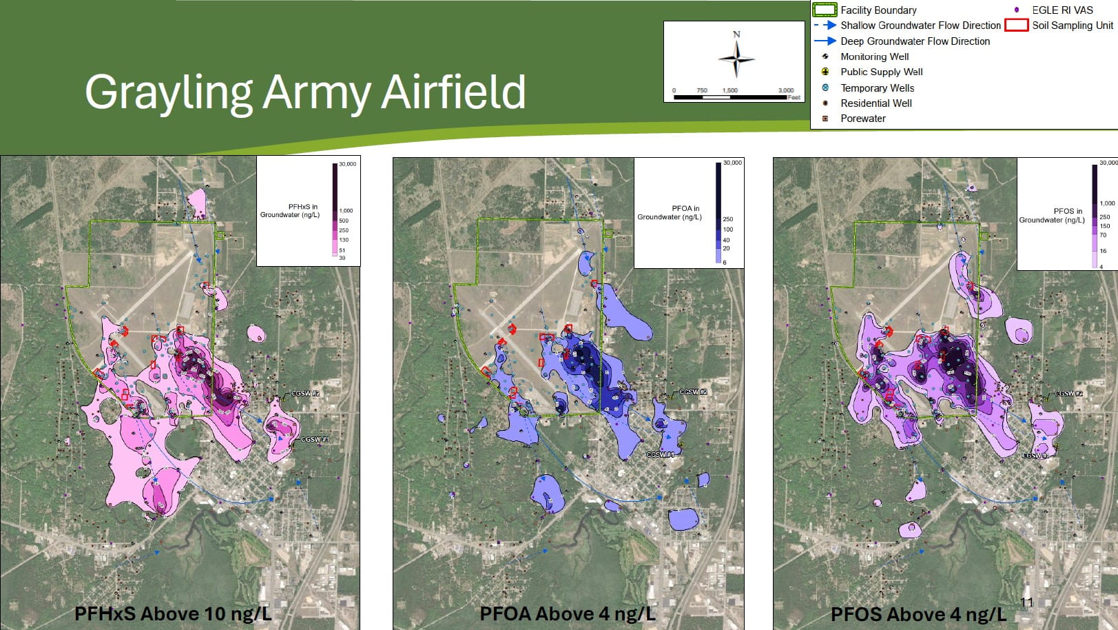 Grayling Army Airfield Plume Map Preview