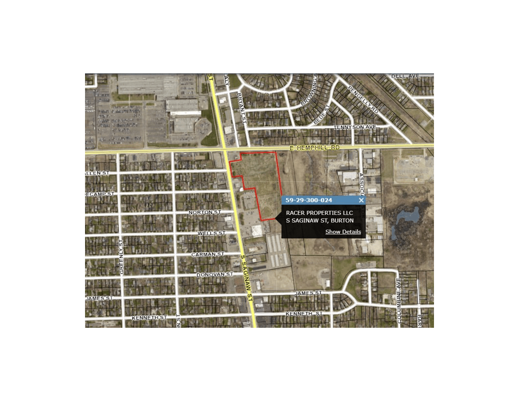Hemphill Road Industrial Land PFAS Map
