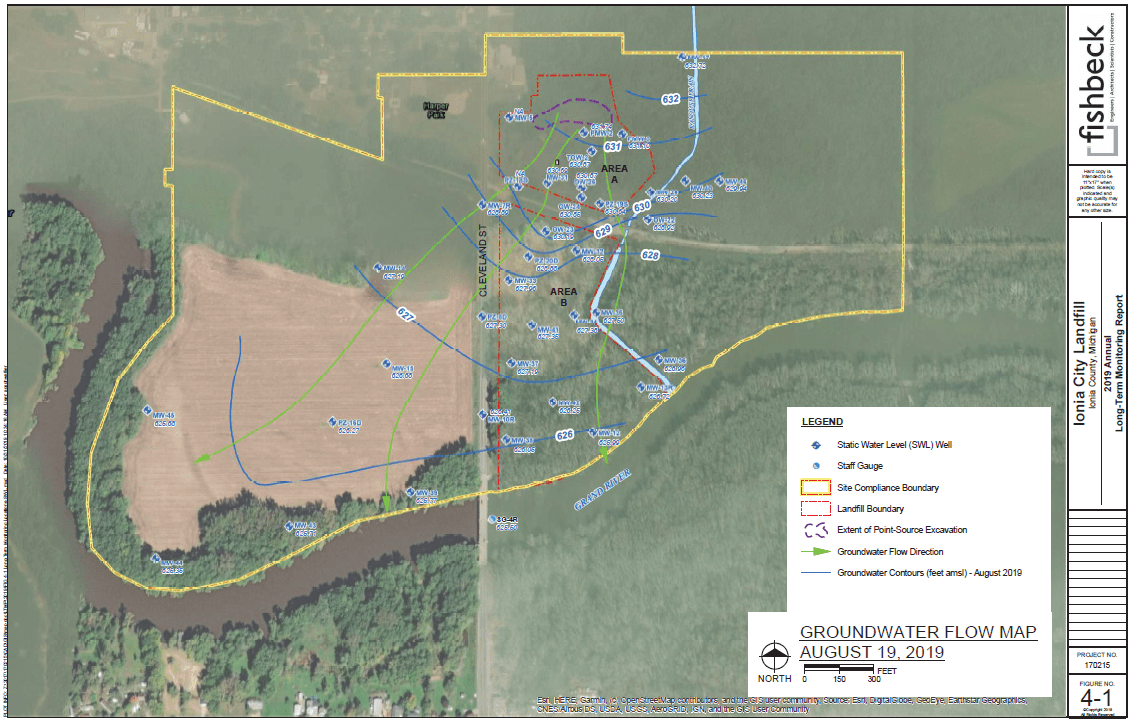 Ionia city landfill map