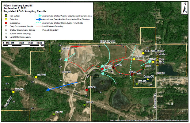 Pitsch Sanitary Landfill PFOA and PFOS Results