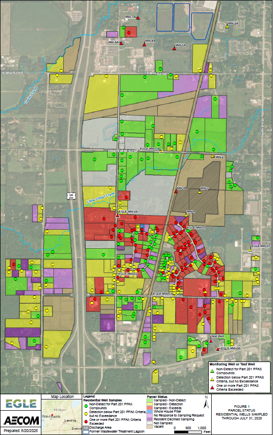 Algoma Cedar Springs Sample Map