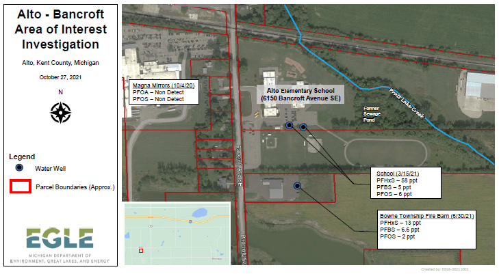 Alto-Bancroft Area of Interest map