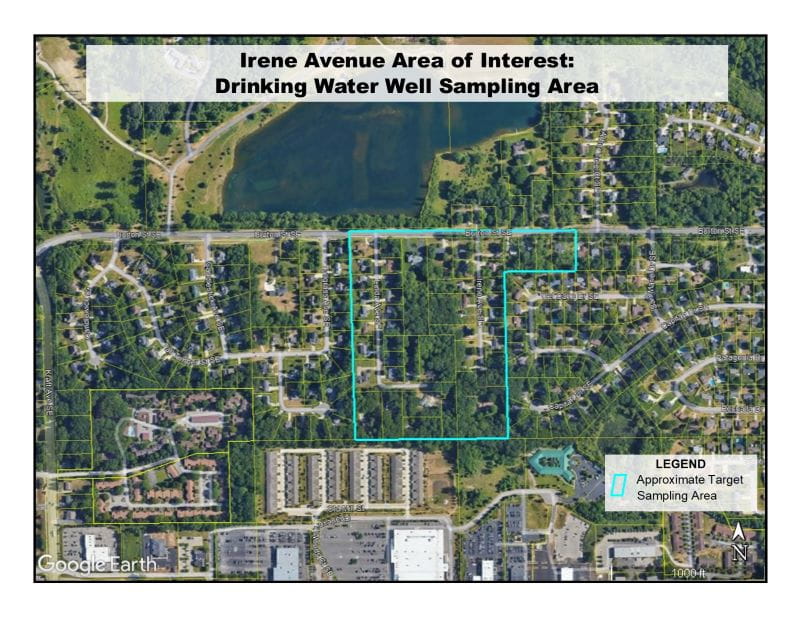 Irene Avenue Area of Interest Map