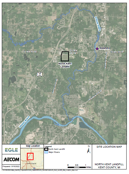 North Kent Landfill Map