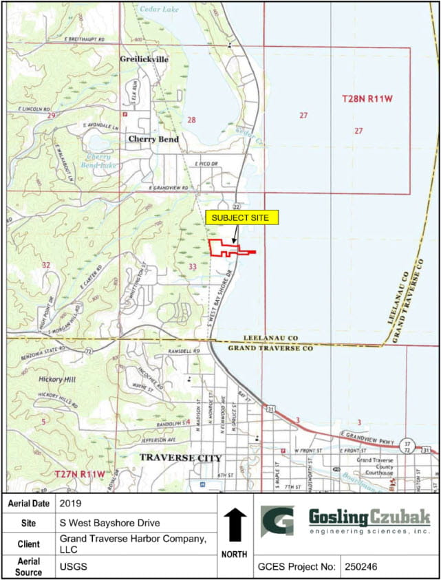 Map of 13390 South West Bay Shore Drive site location