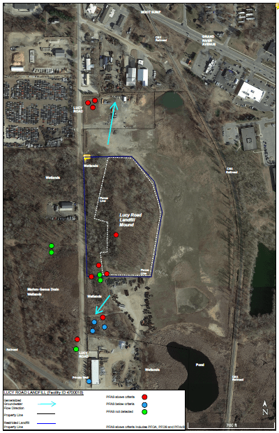 Lucy Road Landfill map