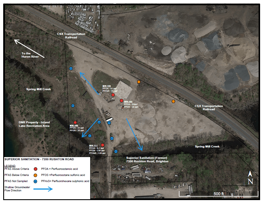Superior Sanitation Brighton Map Preview