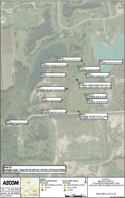Map_Walker_Landfill_PFOA