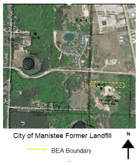 Manistee Landfill Map