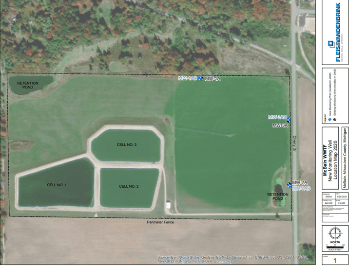 McBain Landfill Map