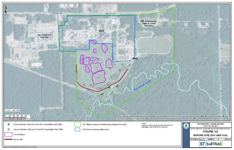Bofors Nobel Site Overview Map