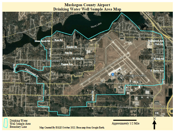 Muskegon County Airport Map