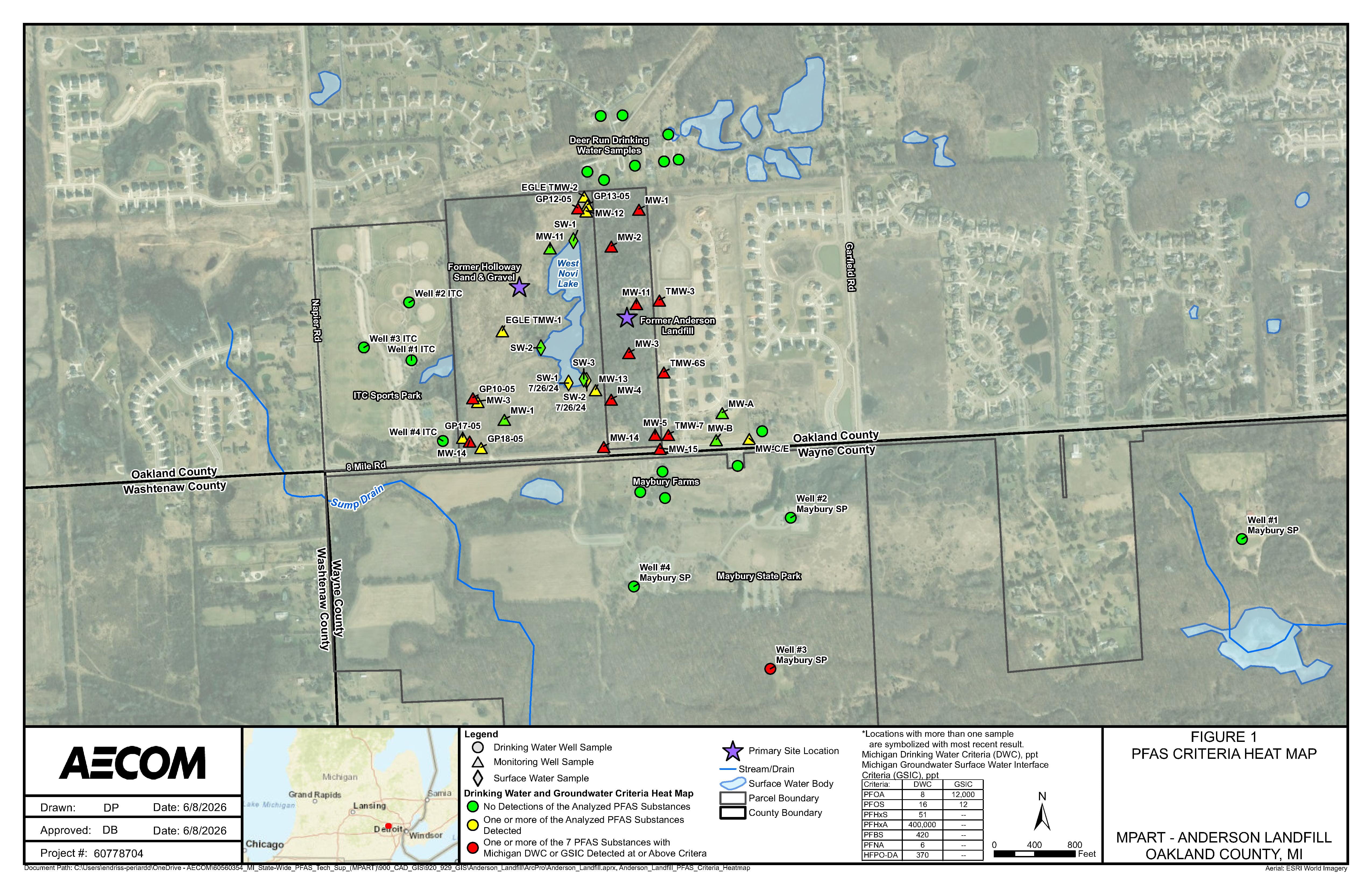 Former Anderson Landfill Map Preview