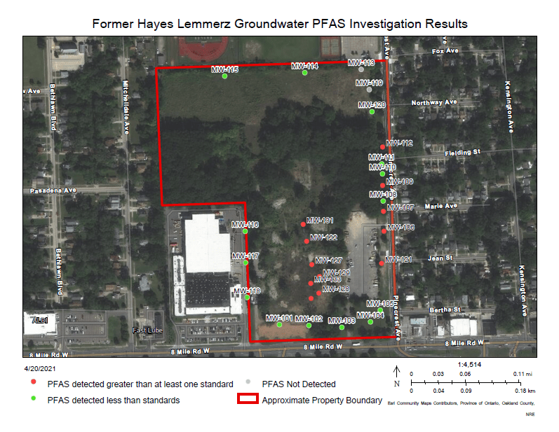Former Hayes Lemmertz International Inc. Map