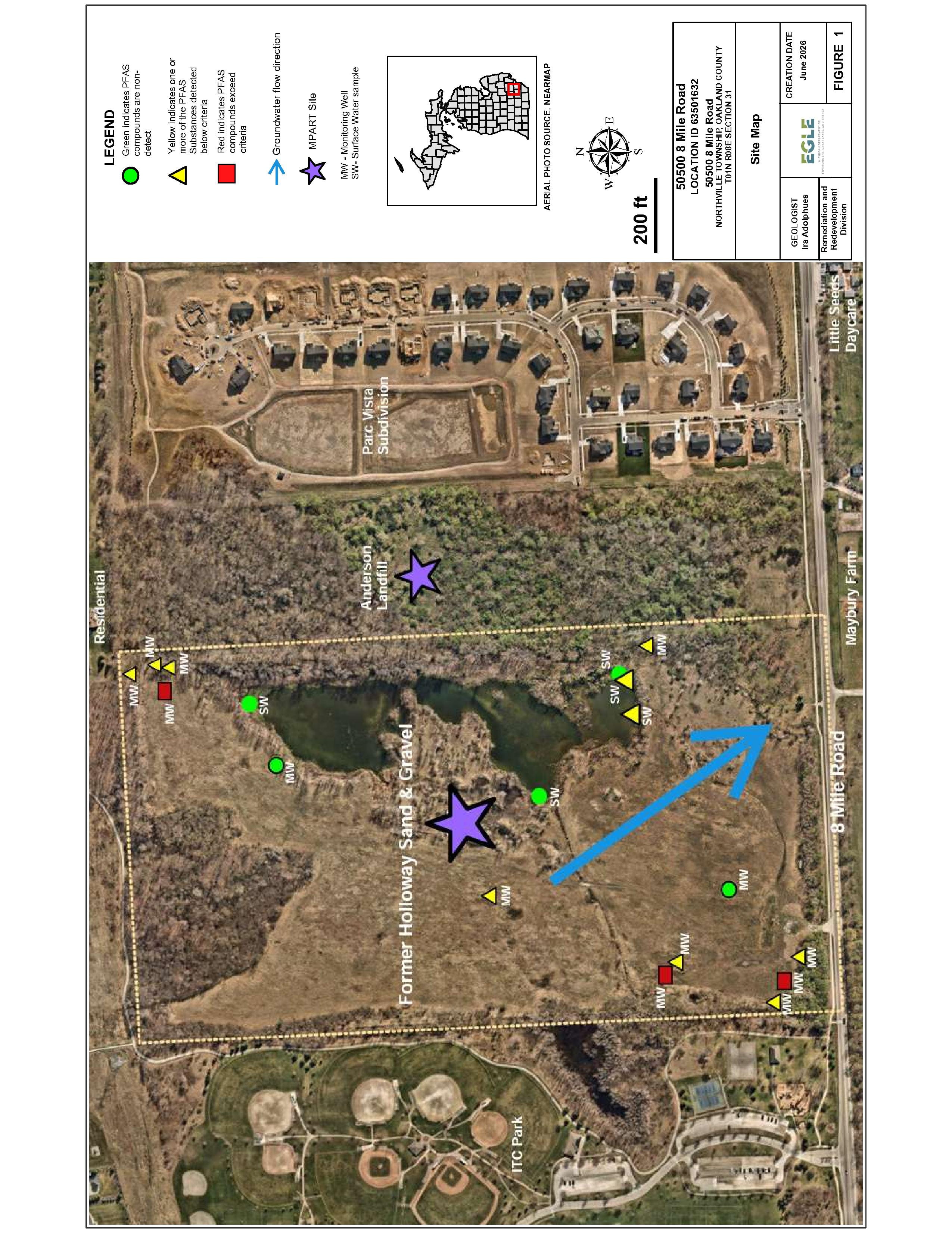 Holloway Sand and Gravel Map Preview