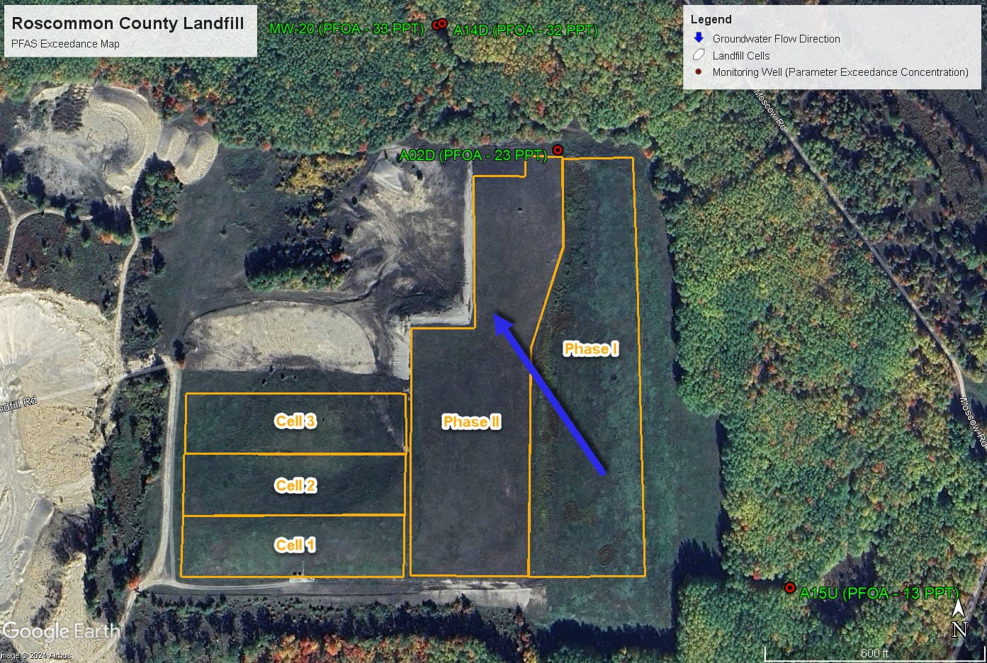Roscommon County Landfill Map Preview