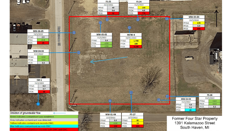 Former Four Star Property Map