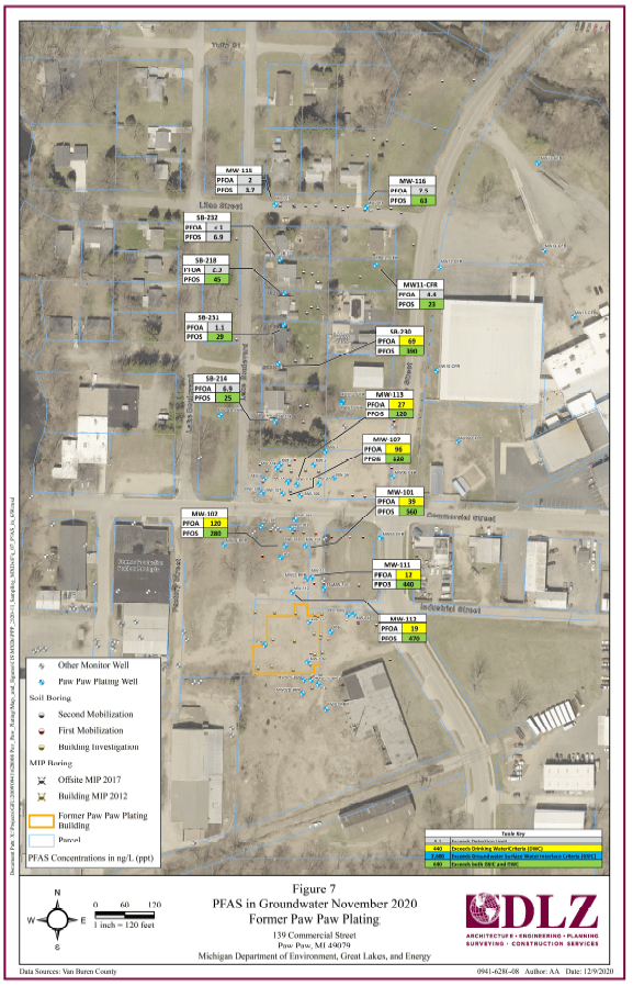 Paw Paw Plating Map