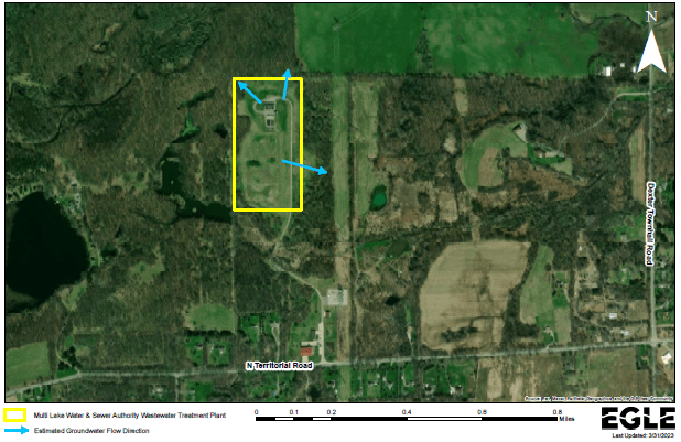 Multi Lake Water & Sewer Authority Wastewater Treatment Plant map