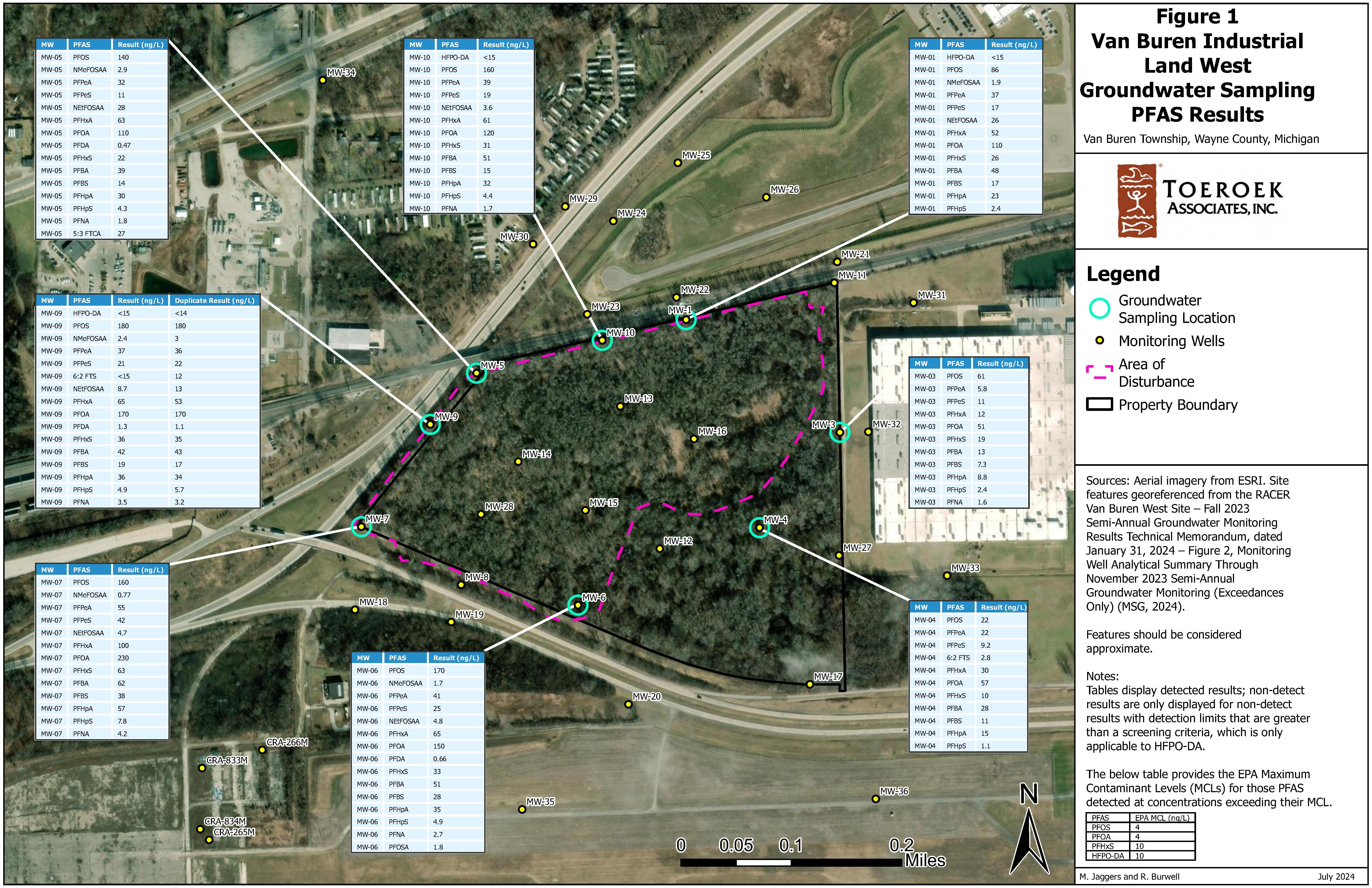 RACER Van Buren Landfill Map Preview