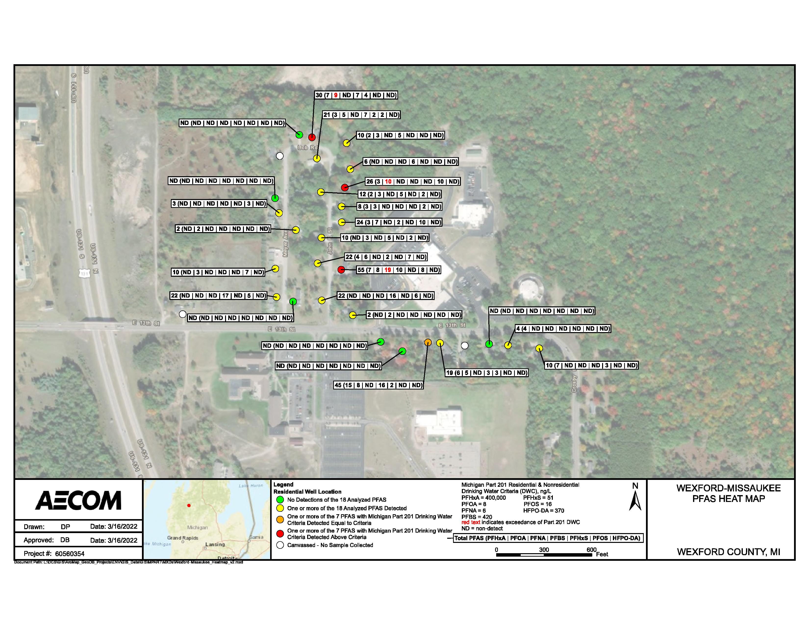 Wexford-Missaukee Career Technical Center Area of Interest Map Preview