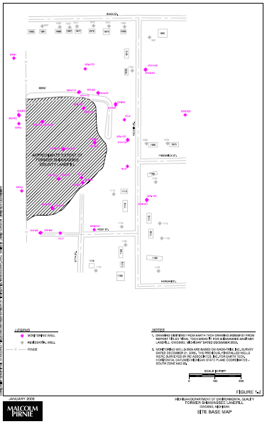 Shiawassee Sanitary Landfill Map