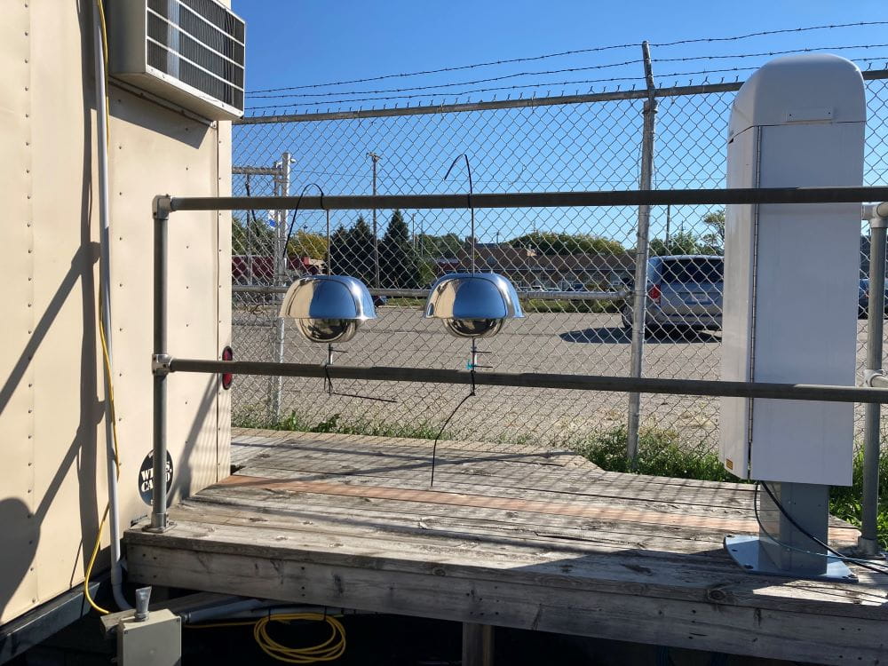 Passive air samplers at site in Grand Rapids, MI
