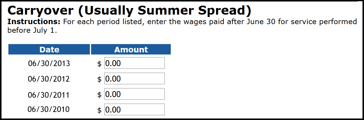 Carryover - DC Converted Screen