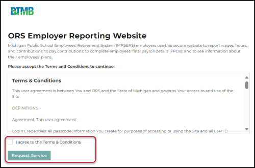 screenshot of miLogin
