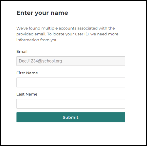 screenshot of miLogin