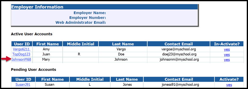Step 2 active user accounts screenshot