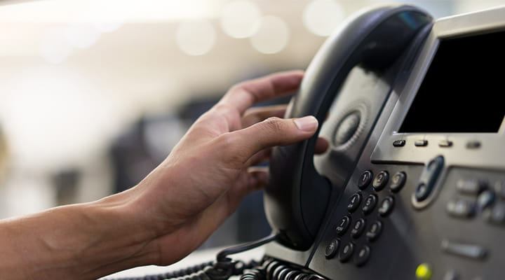 person using a phone.