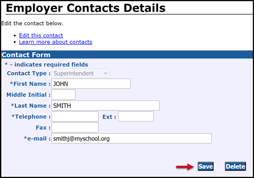 Contact Details