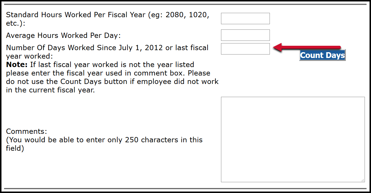 Hours and Days Step 9 DC Converted screen