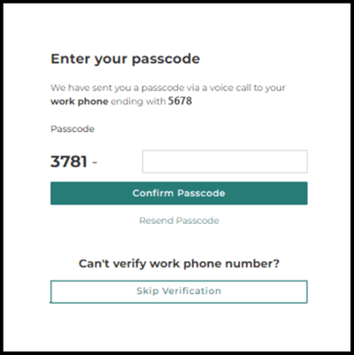 screenshot of miLogin
