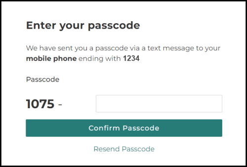 screenshot of miLogin