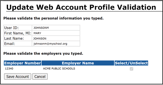 12.10e Update Web Account Profile Validation Updated