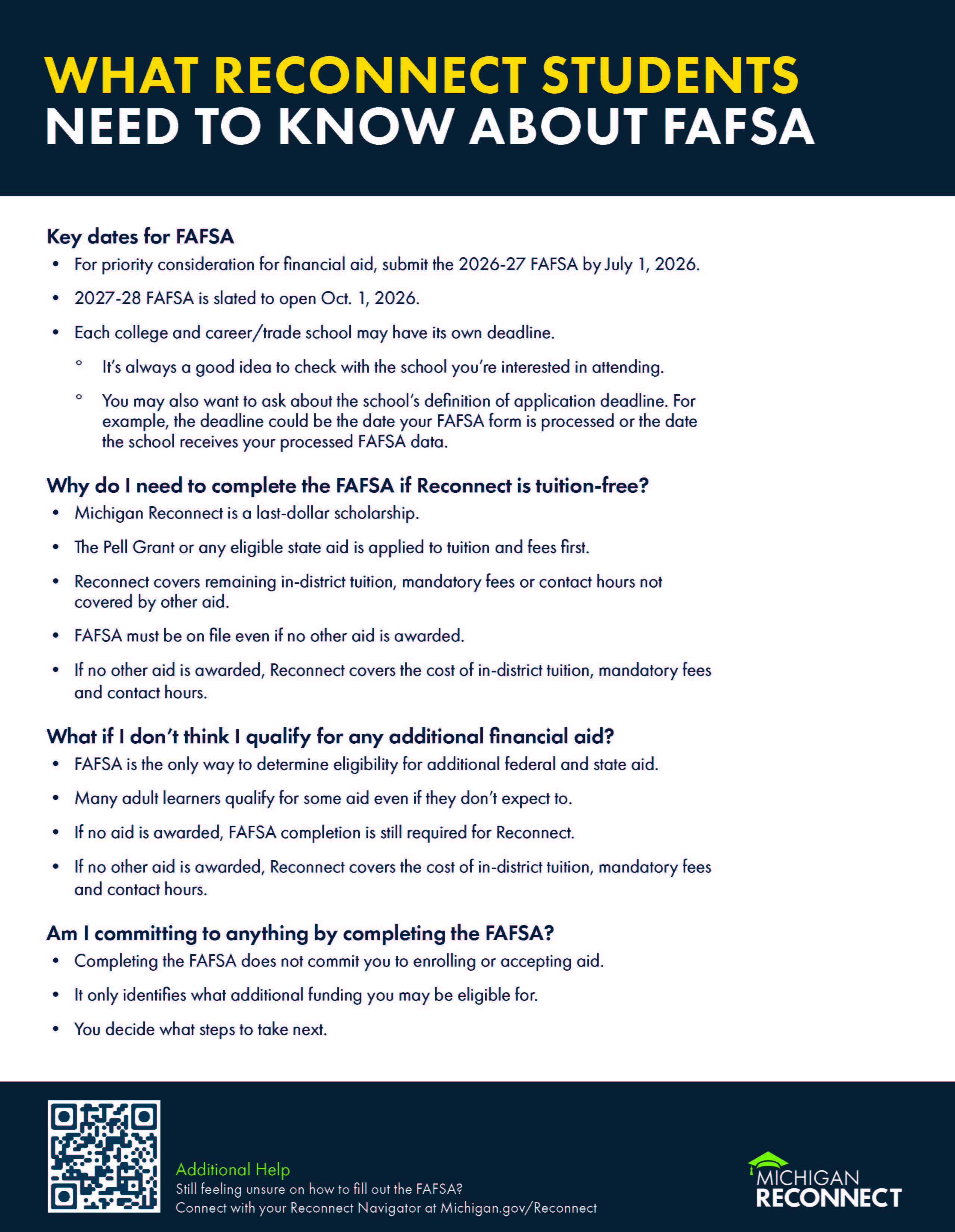 FAFSA Talking Points
