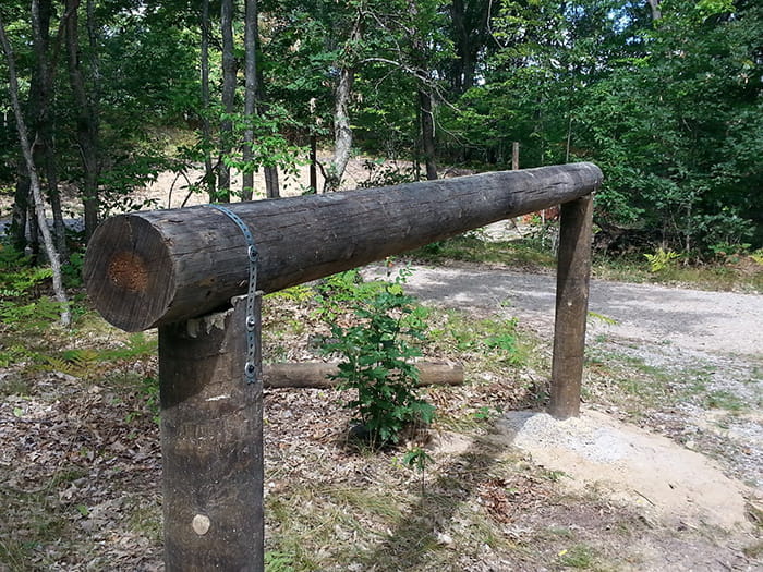 Big Oaks hitch post