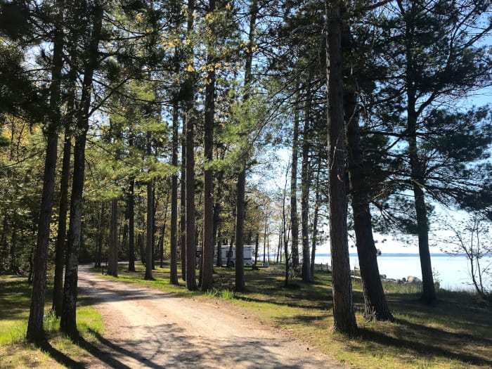 BlackLakeLowerCampgroundRoad